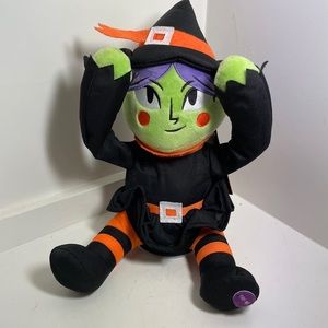 Hyde & Eek Halloween Animated Witch Peek A Boo Motion Giggles Plush NWT.